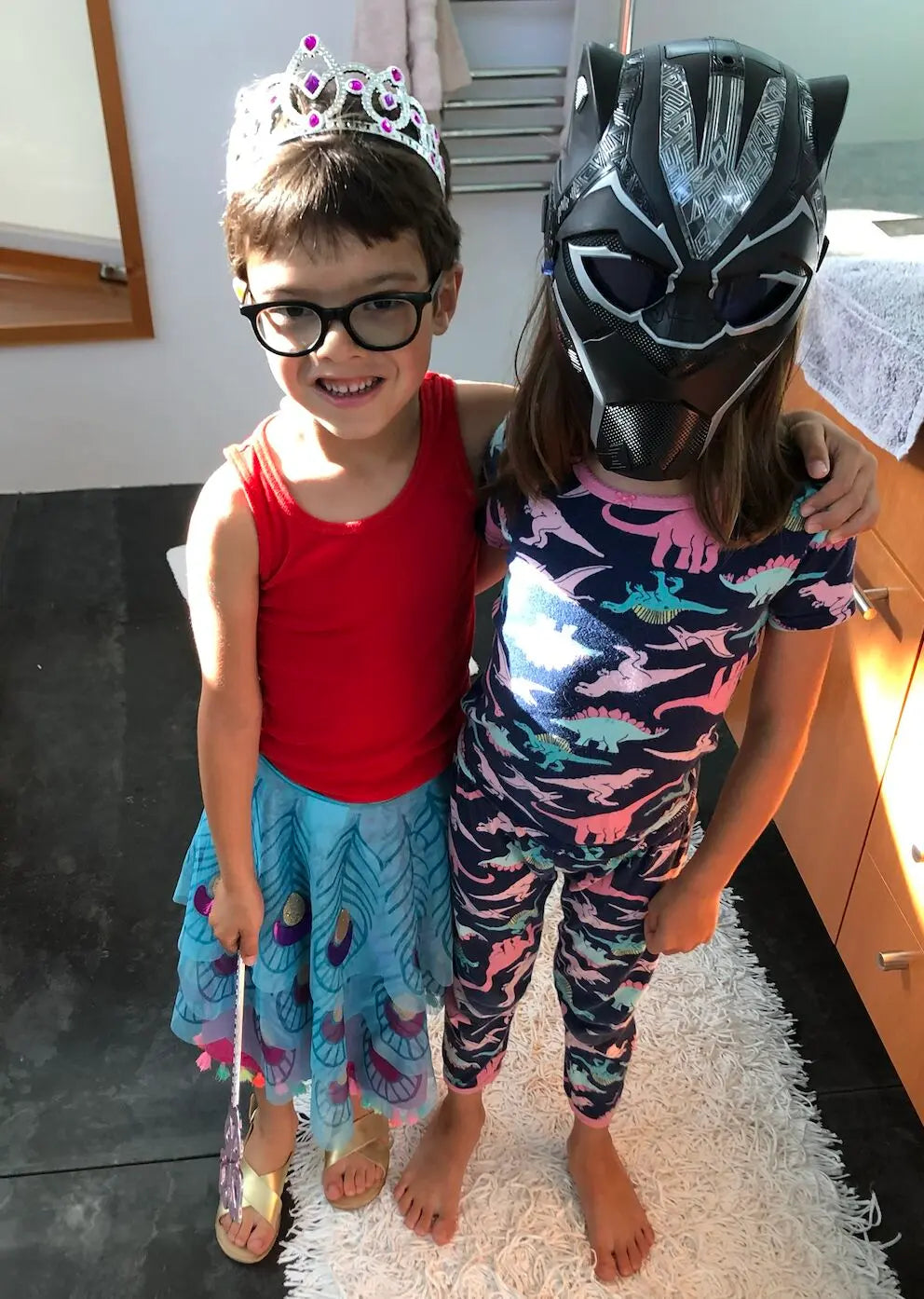 I wasn't taught how to take up space. My twins are teaching me now.