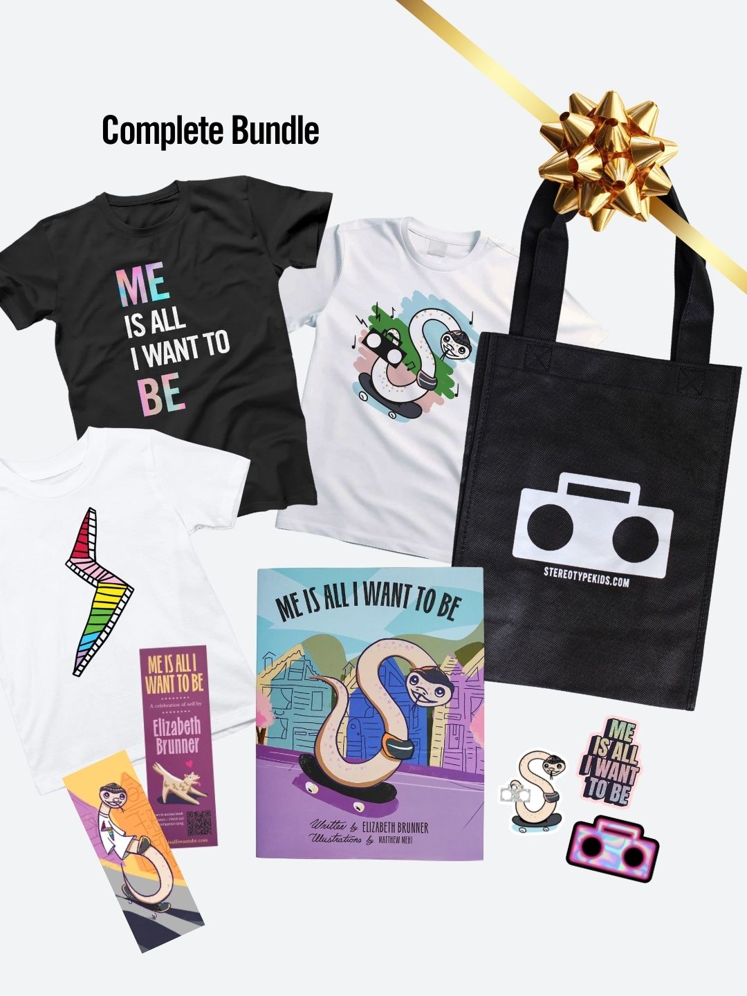 Complete Bundle: Me is All I Want to Be + Three Signature Tees