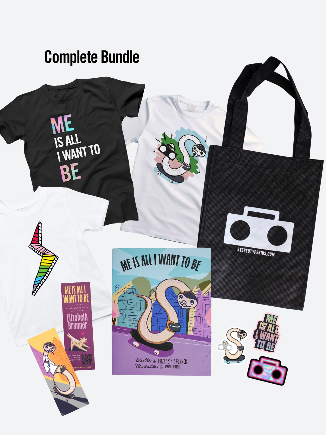 Complete Bundle: Me is All I Want to Be + Three Signature Tees
