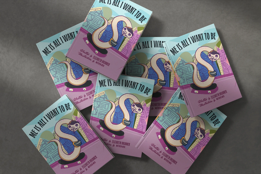 Stack of Me Is All I Want To Be hardcover children's books by Elizabeth Brunner
